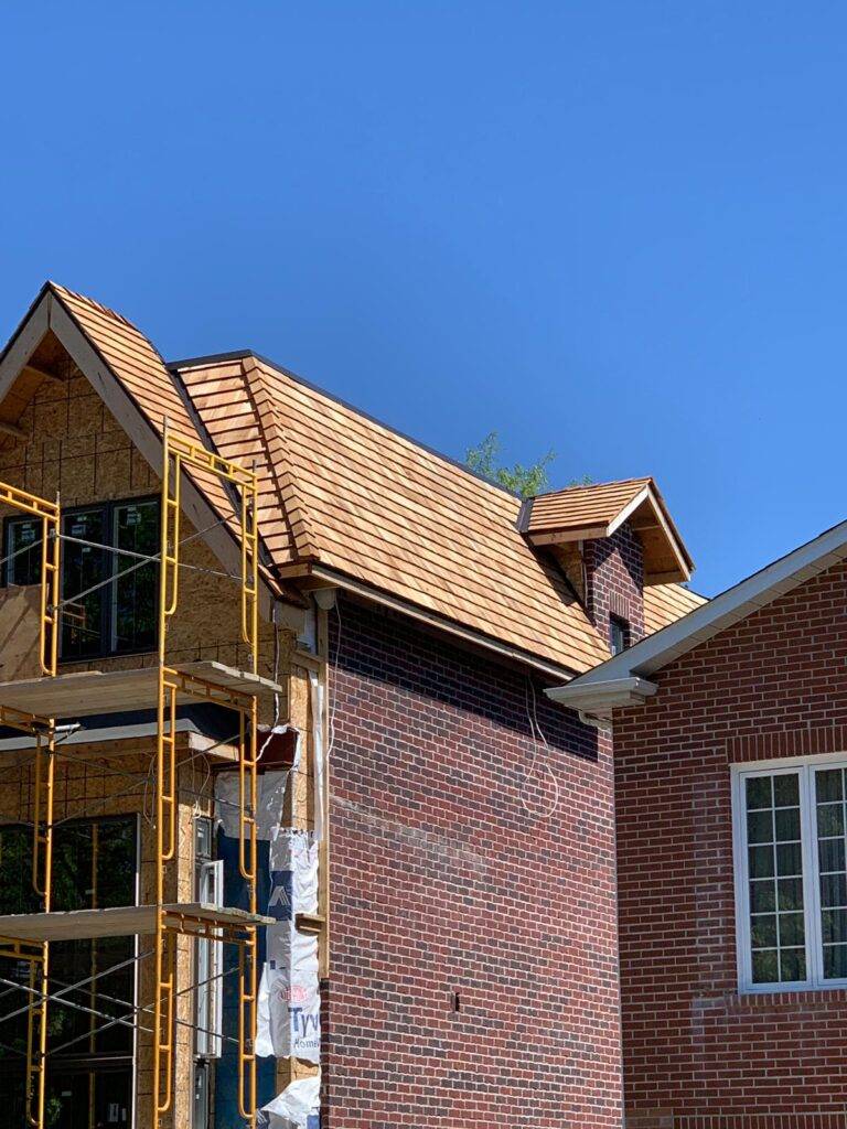 Cedar roofing