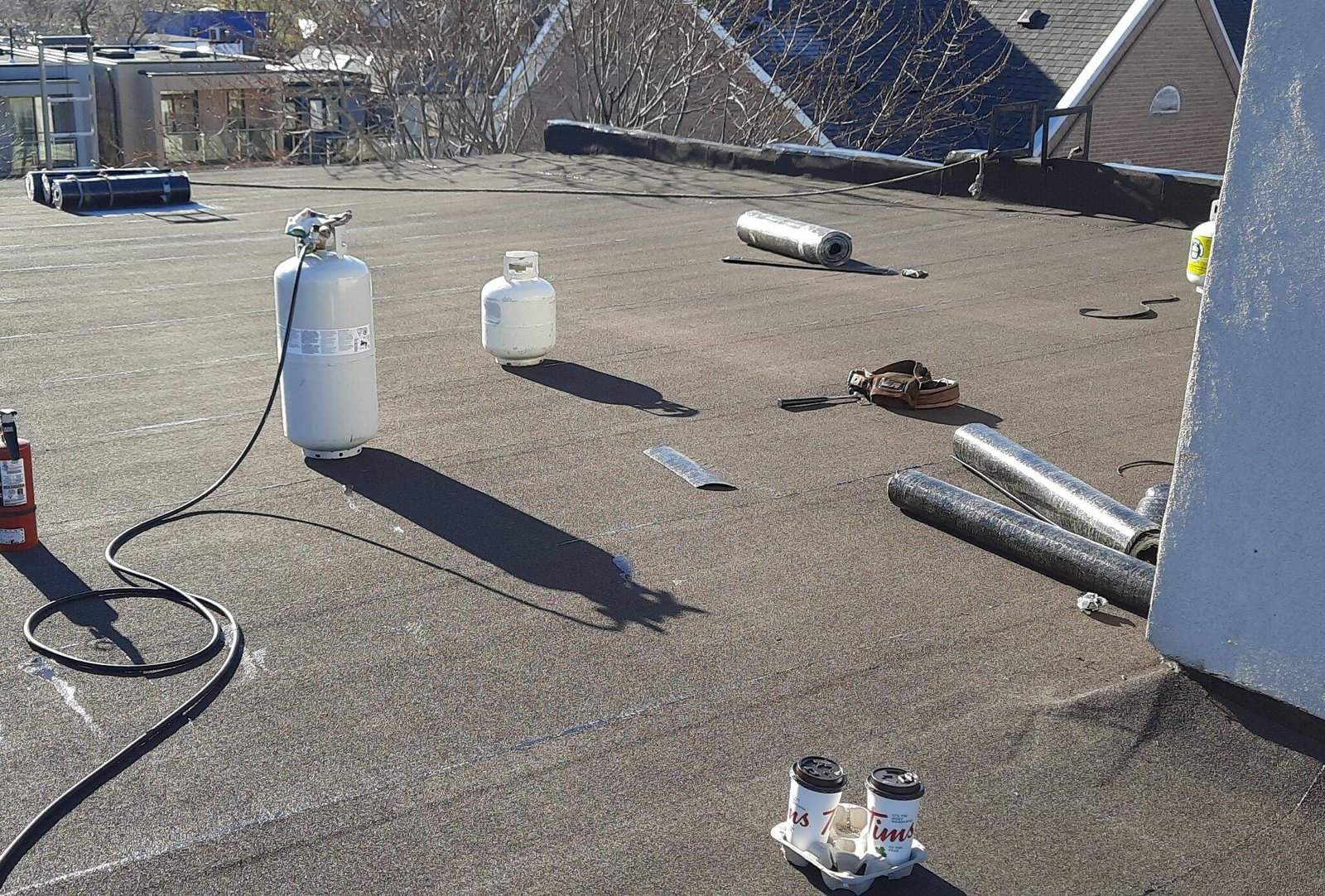 Flat roofing in Toronto