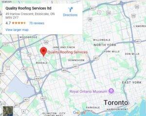 Contact a roofer in Toronto