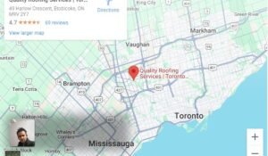 Emergency roof repair in Toronto by Quality Roofing Services Ltd team